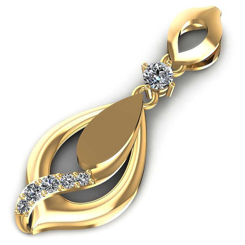 Distinctive Round Diamonds 0.40CT Fashion Pendant