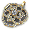 Round Diamonds 1.55CT Fashion Pendant in 14KT Rose Gold