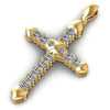 Round Diamonds 0.65CT Religious Pendant in 14KT Rose Gold