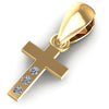 Round Diamonds 0.05CT Religious Pendant in 14KT Rose Gold