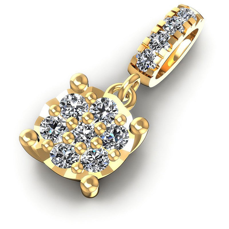 Distinctive Round Diamonds 0.20CT Fashion Pendant