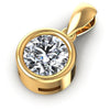 Round Diamonds 0.35CT Solitaire Pendant in 14KT Rose Gold