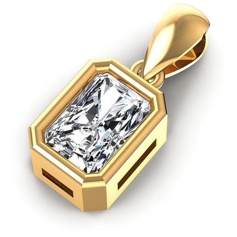Radiant Diamonds 0.35CT Solitaire Pendant in 14KT Rose Gold