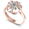 Round Diamonds 0.30CT Fashion Ring in 18KT White Gold