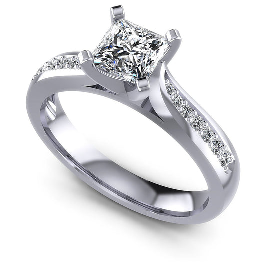 0.50CT Round  Cut Diamonds Engagement Rings