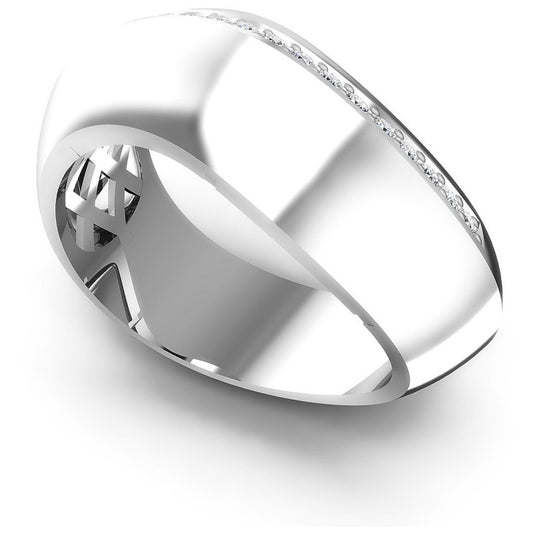 Round Diamonds 0.30CT Diamonds Wedding Band in 14KT White Gold