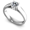 Round Diamonds 0.35CT Solitaire Ring in 14KT White Gold