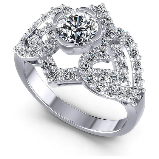 1.20CT Round  Cut Diamonds Engagement Rings