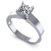 Princess Diamonds 0.35CT Solitaire Ring in 14KT White Gold