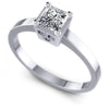 Princess Diamonds 0.35CT Solitaire Ring in 14KT White Gold