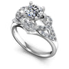 Round Diamonds 1.00CT Fashion Ring in 14KT White Gold