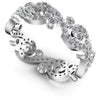 Round Diamonds 0.80CT Eternity Ring in 14KT White Gold