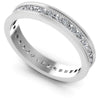 Princess Diamonds 1.05CT Eternity Ring in 14KT White Gold