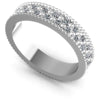 Round Diamonds 0.75CT Eternity Ring in 14KT White Gold
