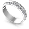 Round Diamonds 1.25CT Eternity Ring in 14KT White Gold
