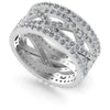 Round Diamonds 2.40CT Eternity Ring in 14KT White Gold