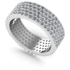 Round Diamonds 2.15CT Eternity Ring in 14KT White Gold