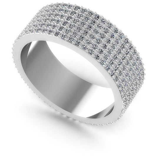 Round Diamonds 1.40CT Eternity Ring in 14KT White Gold