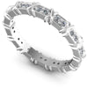 Round Diamonds 0.35CT Eternity Ring in 14KT White Gold