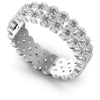 Round Diamonds 1.00CT Eternity Ring in 14KT White Gold