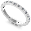 Round Diamonds 0.40CT Eternity Ring in 14KT White Gold