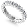 Princess Diamonds 3.50CT Eternity Ring in 14KT White Gold
