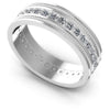 Round Diamonds 0.70CT Eternity Ring in 14KT White Gold