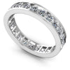 Round Diamonds 2.30CT Eternity Ring in 14KT White Gold