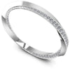 Round Diamonds 0.65CT Eternity Ring in 14KT White Gold