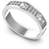 Round Diamonds 0.20CT Diamonds Wedding Band in 14KT White Gold