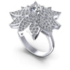 Round Diamonds 2.15CT Engagement Ring in 14KT White Gold