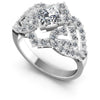 1.20CT Princess And Round  Cut Diamonds Engagement Rings