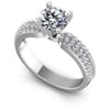 0.90CT Round  Cut Diamonds Engagement Rings