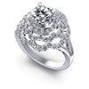 Round Diamonds 1.25CT Engagement Ring in 14KT White Gold