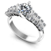 Round Diamonds 0.70CT Engagement Ring in 14KT White Gold