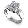 Princess Diamonds 1.05CT Fashion Ring in 14KT White Gold