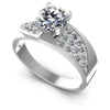 Round Diamonds 0.75CT Engagement Ring in 14KT White Gold