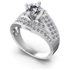 Round Diamonds 1.25CT Engagement Ring in 14KT White Gold