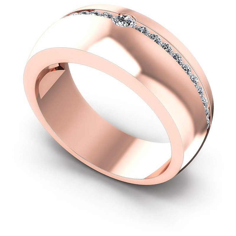 Round Diamonds 0.50CT Diamonds Wedding Band in 18KT White Gold