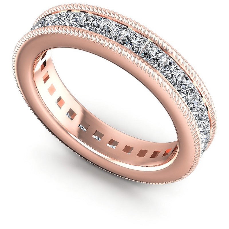 Princess Diamonds 2.75CT Eternity Ring in 18KT White Gold