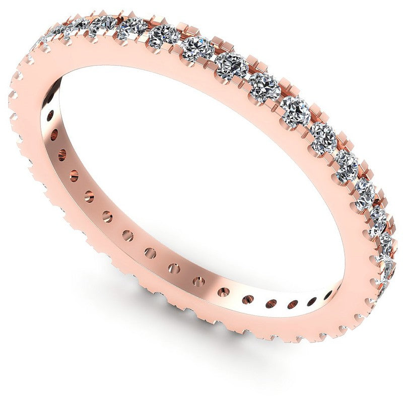 Round Diamonds 0.45CT Eternity Ring in 18KT White Gold