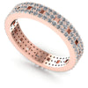 Round Diamonds 0.80CT Eternity Ring in 18KT White Gold
