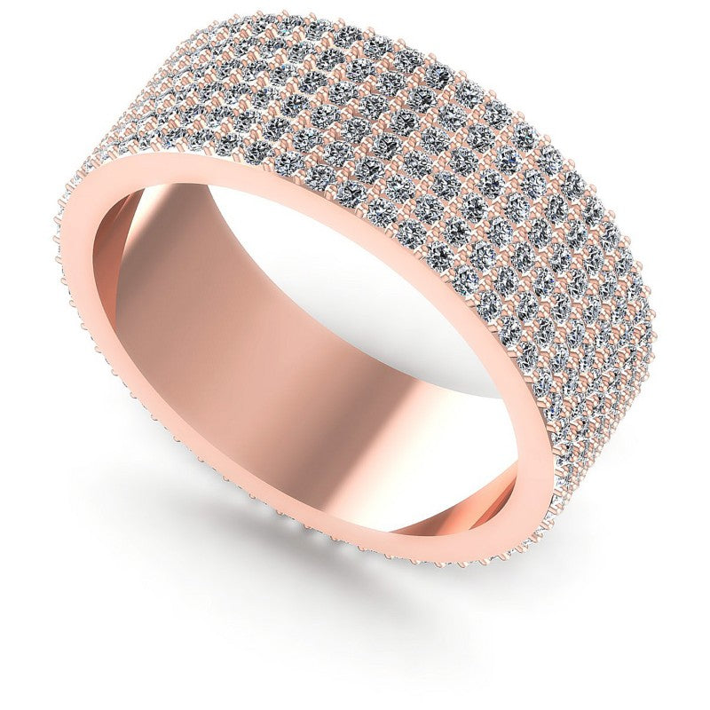 Round Diamonds 1.40CT Eternity Ring in 18KT White Gold
