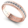 Round Diamonds 1.00CT Eternity Ring in 18KT White Gold