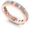 Princess Diamonds 2.10CT Eternity Ring in 18KT White Gold