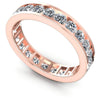 Round Diamonds 2.30CT Eternity Ring in 18KT White Gold