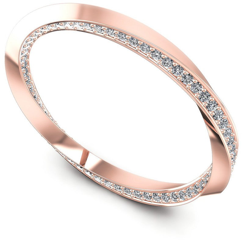 Round Diamonds 0.65CT Eternity Ring in 18KT White Gold