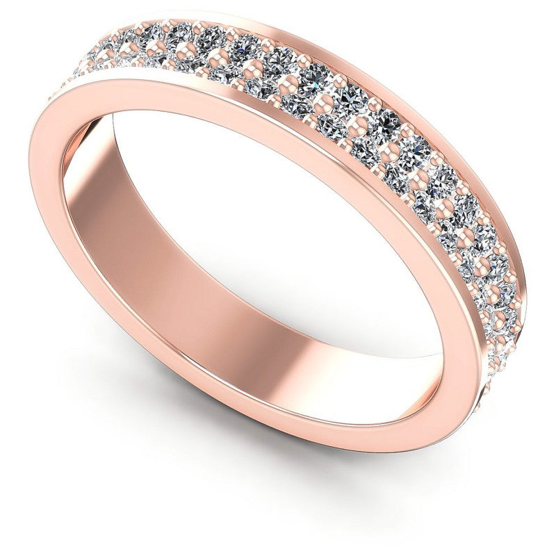 Round Diamonds 1.10CT Eternity Ring in 18KT White Gold