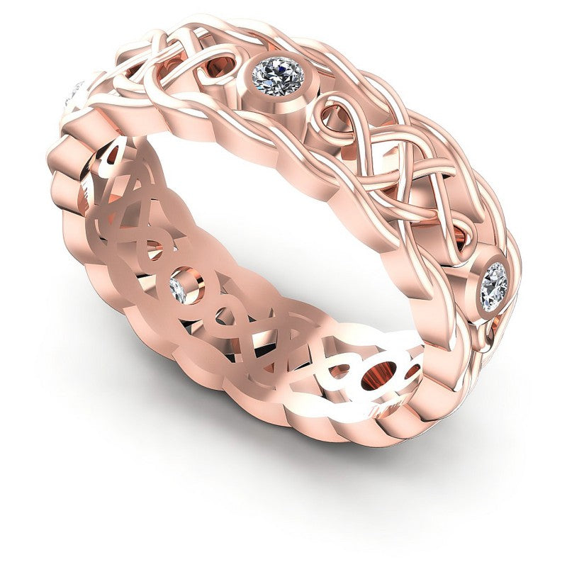 Round Diamonds 0.30CT Eternity Ring in 18KT White Gold