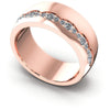 Round Diamonds 0.50CT Diamonds Wedding Band in 18KT White Gold